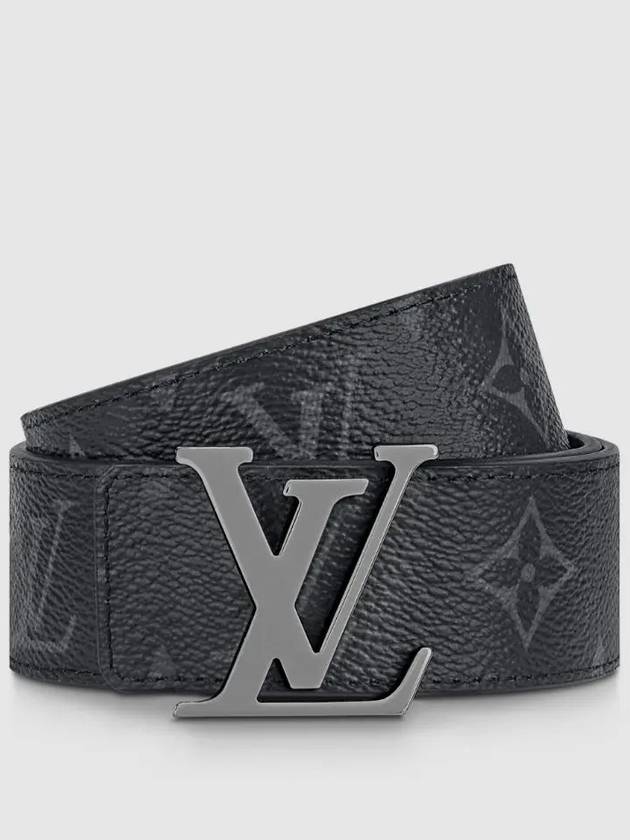 LV Initiales 35MM Reversible Monogram Leather Belt Black - LOUIS VUITTON - BALAAN 7