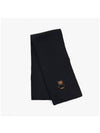 Fox Embroidered Wool Muffler Black - POLO RALPH LAUREN - BALAAN 4