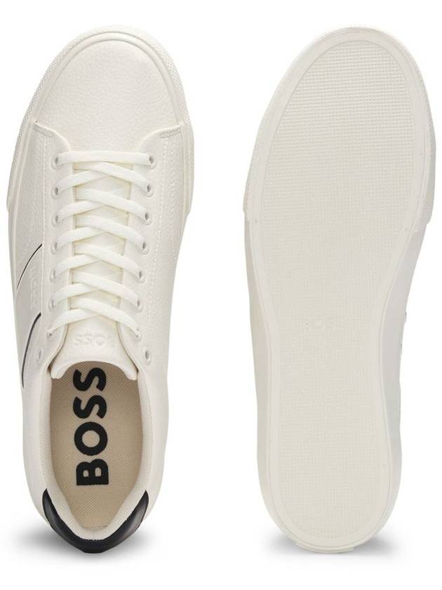 Aiden Trainer Low Top Sneakers White - HUGO BOSS - BALAAN 5