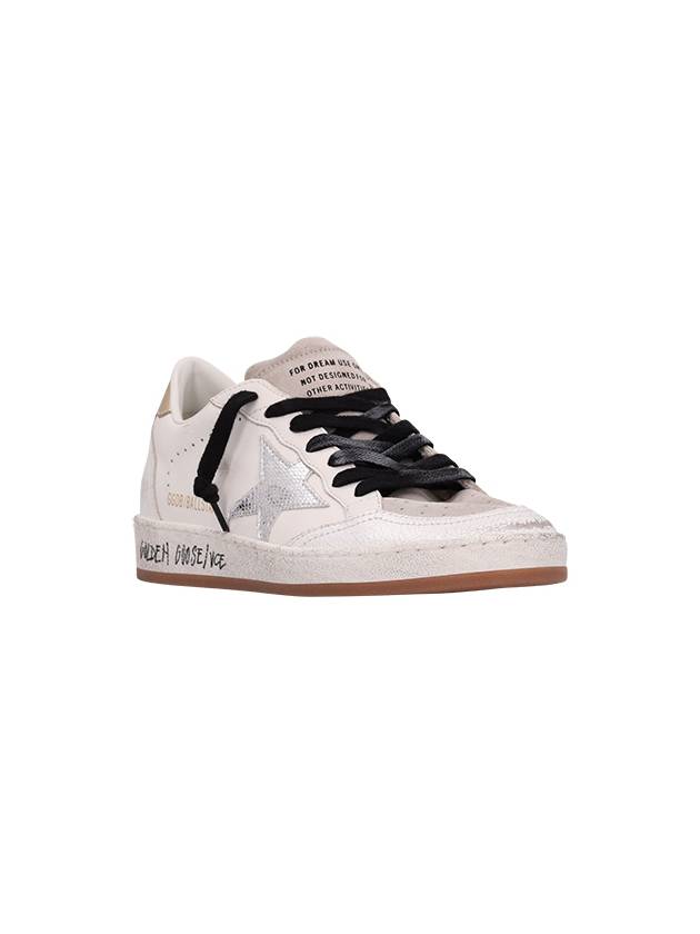 Ballstar Gold Top Low Top Sneakers White - GOLDEN GOOSE - BALAAN 3