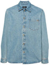 Vittorio Denim Long Sleeve Shirt Blue - A.P.C. - BALAAN 1