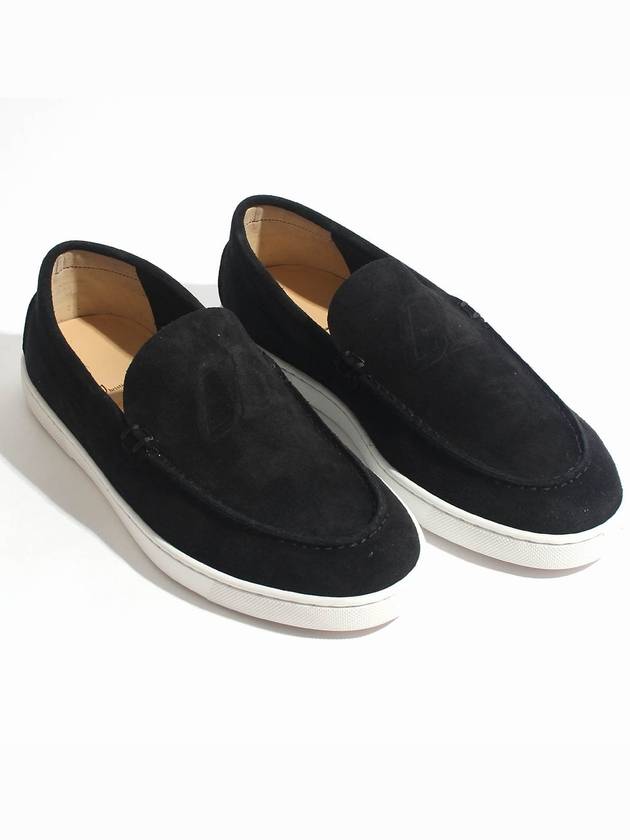 Varsiboat Leather Loafers Black - CHRISTIAN LOUBOUTIN - BALAAN 3