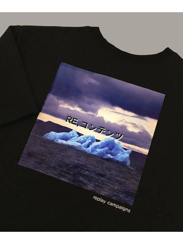 blackreplay campaigns tee blue - REPLAYCONTAINER - BALAAN 1