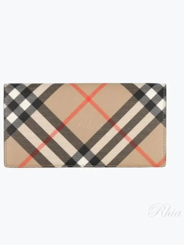 Check Bifold Card Wallet Sand - BURBERRY - BALAAN 2