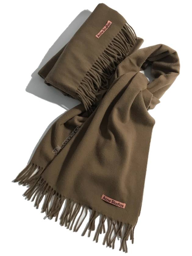 Canada New Oversized Fringe Muffler Caramel Brown - ACNE STUDIOS - BALAAN 2