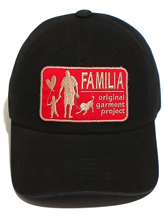 Washed Chicano Family Cap Black - OGARP - BALAAN 1