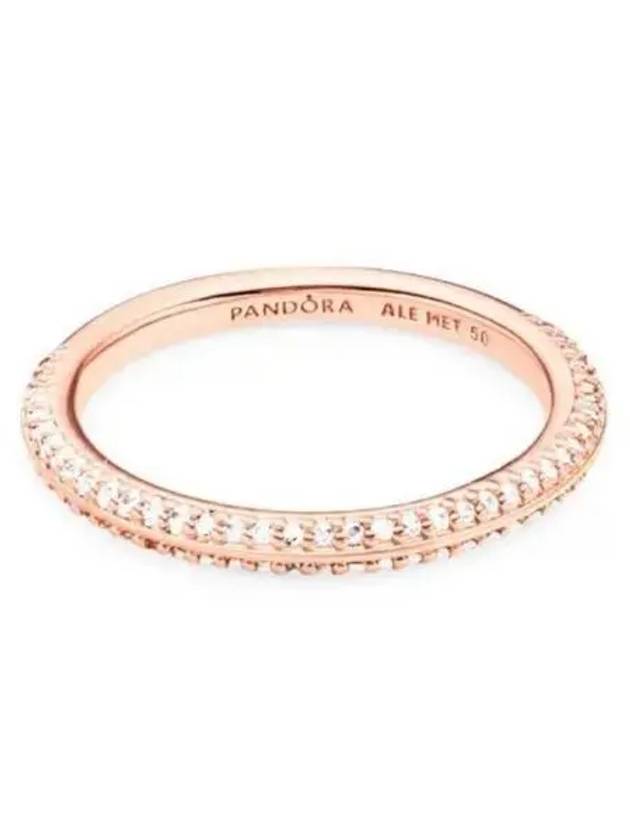 Me Pave Ring Rose Gold - PANDORA - BALAAN 2