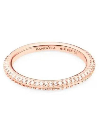 Me Pave Ring Rose Gold - PANDORA - BALAAN 2