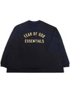 Jersey Long Sleeve T-Shirt Black - FEAR OF GOD ESSENTIALS - BALAAN 1