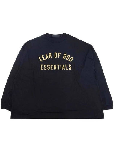 Jersey Long Sleeve T-Shirt Black - FEAR OF GOD ESSENTIALS - BALAAN 1