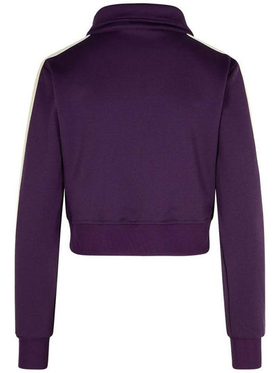 Palm Angels 'Track' Purple Polyester Sweatshirt - PALM ANGELS - BALAAN 2