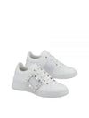 Viv SKHAITE Strath Buckle Low Top Sneakers White - ROGER VIVIER - BALAAN 2