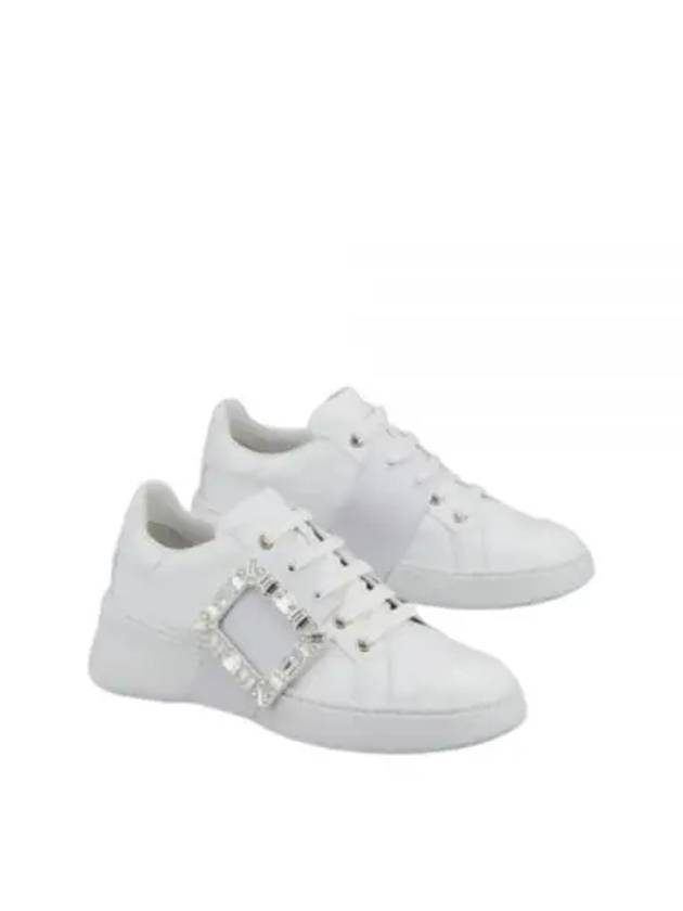 Viv SKHAITE Strath Buckle Low Top Sneakers White - ROGER VIVIER - BALAAN 2