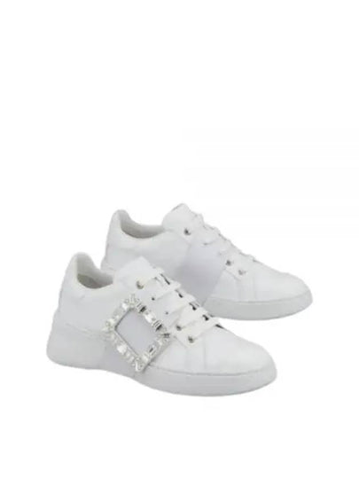 Viv Skate Buckle Low Top Sneakers White - ROGER VIVIER - BALAAN 2