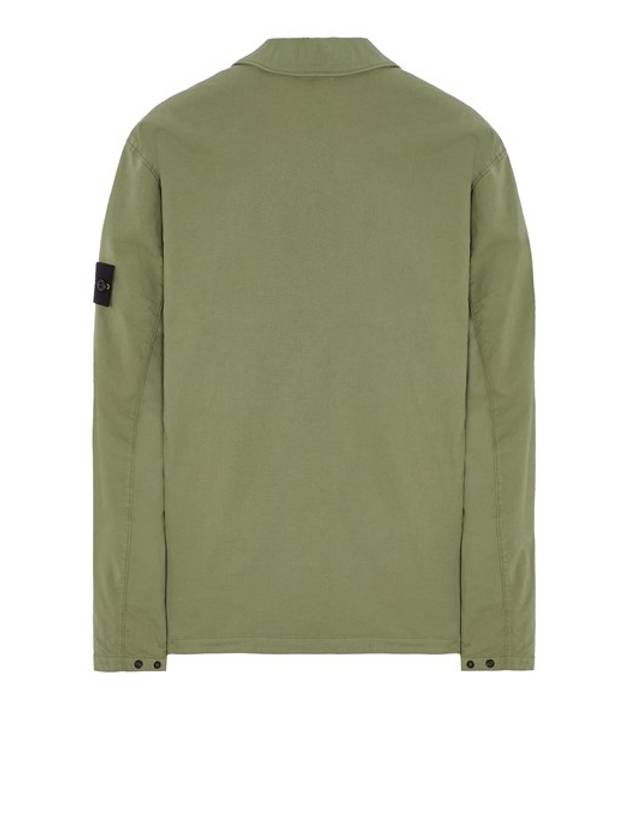 Wappen Patch Double Pocket Cotton Zip-Up Jacket Green - STONE ISLAND - BALAAN 3