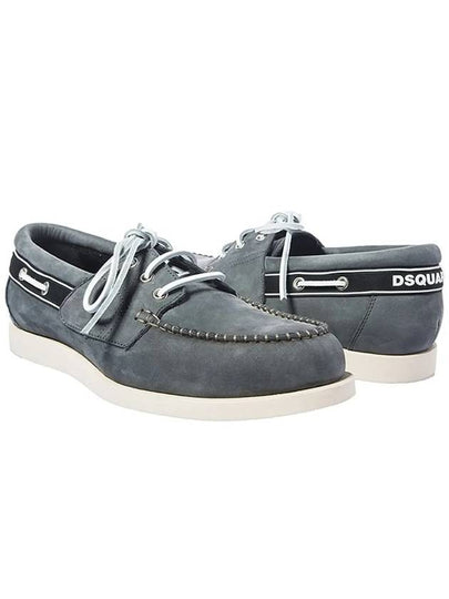 11th Anniversary Boat Shoes Nubuck Gray W14 VA402 V097 2122 - DSQUARED2 - BALAAN 2