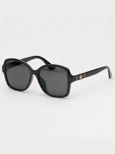 Eyewear Horn Rim Asian Fit Sunglasses Black - GUCCI - BALAAN 2