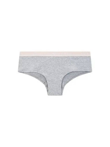 UNDERWEAR Thin logo banding cotton cheeky panties melange gray 270816 - EMPORIO ARMANI - BALAAN 1