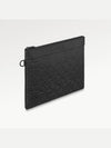 Men s Pochette to Go Logo Leather Clutch Bag Black 81570 - LOUIS VUITTON - BALAAN 3