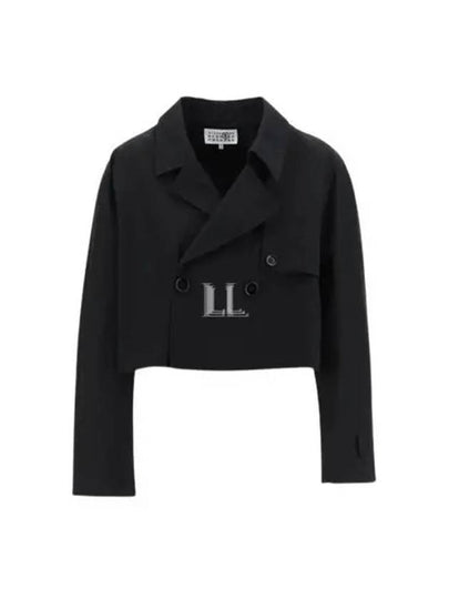 Short Trench Jacket Black - MAISON MARGIELA - BALAAN 2