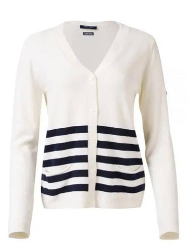 Ontario Cashmere Cardigan White - SAINT JAMES - BALAAN 1