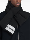 Logo Patch Down Muffler Black - JIL SANDER - BALAAN 5