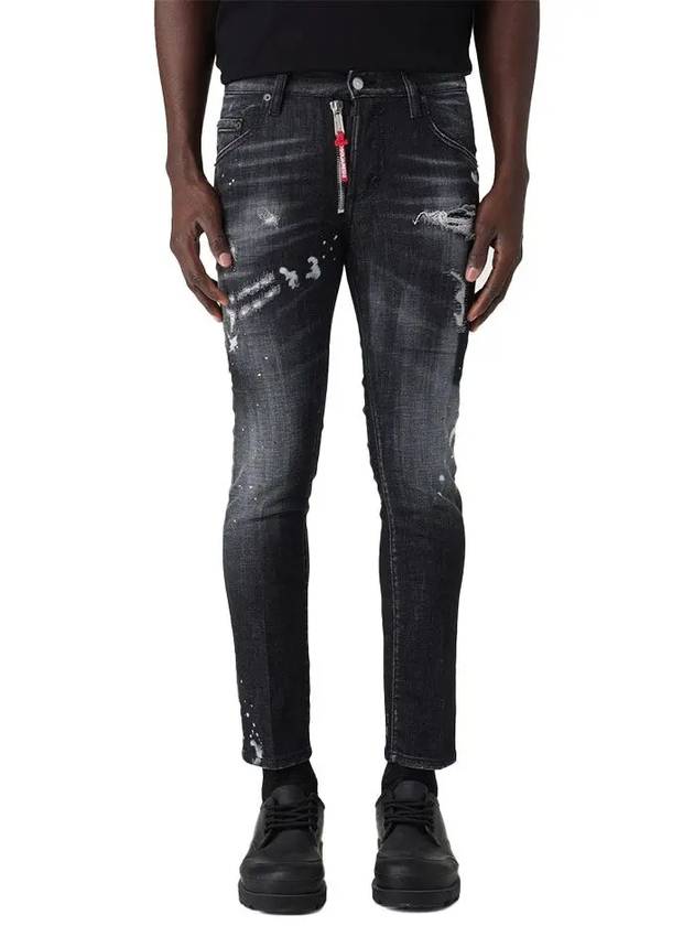 Pioner Wash Skater Jeans Black - DSQUARED2 - BALAAN 3