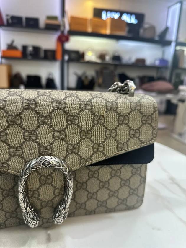 Dionysus GG small shoulder bag 400249 KHNRN 9769 - GUCCI - BALAAN 3