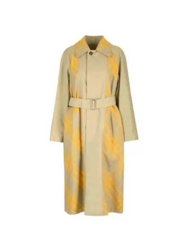 Check Belted Trench Coat Beige - BURBERRY - BALAAN 2