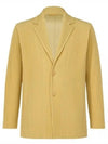 Tailored Pleated 1 Suit Yellow - ISSEY MIYAKE - BALAAN 2