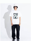 Colorful Flower Seoul Night T-Shirt White - GRAN TURISMO - BALAAN 5