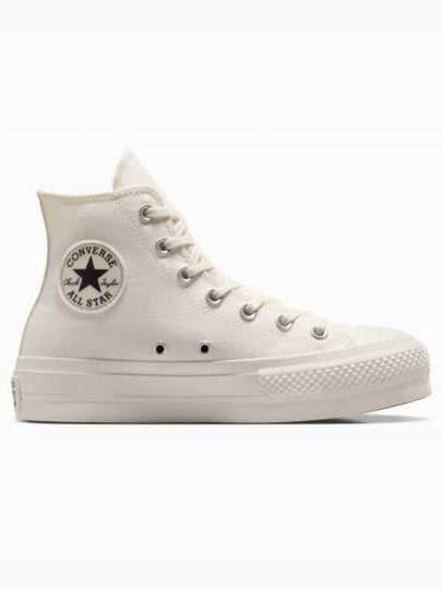 Chuck Taylor All Star Lift Pearl Studs High Top Sneakers Egret - CONVERSE - BALAAN 2