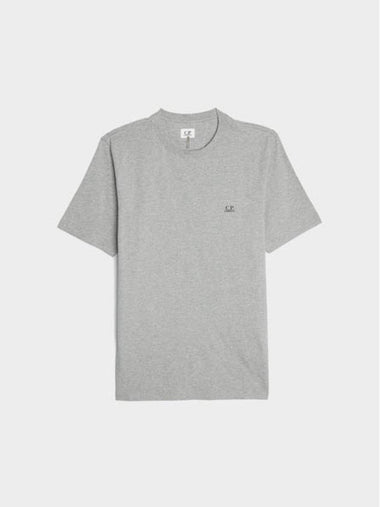 Logo Short Sleeve T-Shirt Grey - CP COMPANY - BALAAN 1