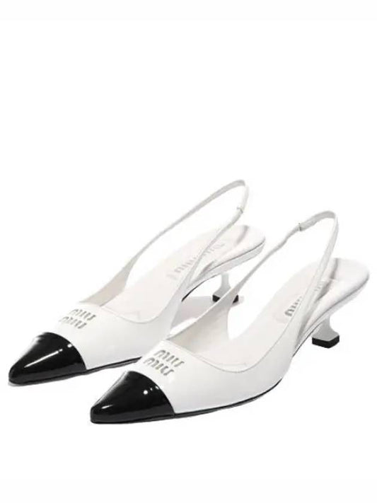 patent leather pumps heels women shoes - MIU MIU - BALAAN 1