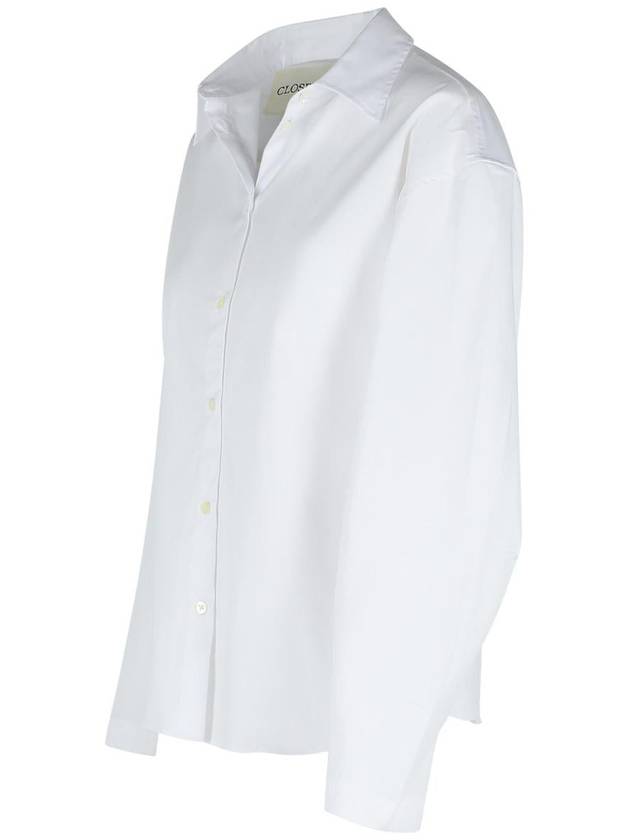 Closed 'Plusse' White Cotton Shirt - CLOSED - BALAAN 2