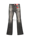 Belthy Bootcut Flare Jeans Black Dark Grey - DIESEL - BALAAN 2