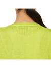 Women's Bea Jumper Logo Embroidered Knit Top Yellow - VIVIENNE WESTWOOD - BALAAN.