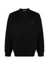 Face Patch Sweatshirt Black - ACNE STUDIOS - BALAAN 3