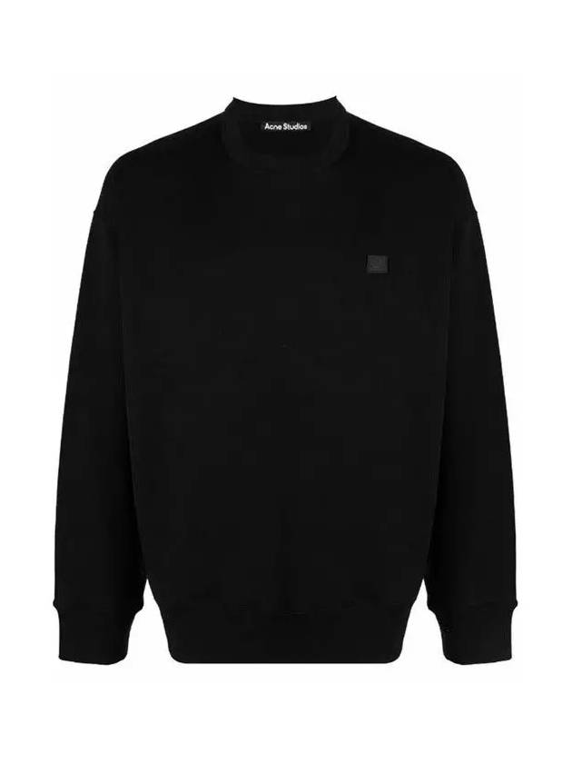 Face Patch Sweatshirt Black - ACNE STUDIOS - BALAAN 3