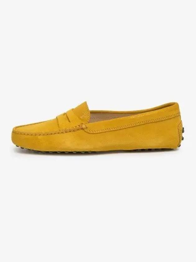 Gommino Suede Driving Shoes Yellow - TOD'S - BALAAN 2