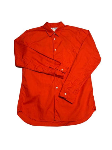 Back Logo Long Sleeve Shirt Orange - COMME DES GARCONS - BALAAN 1