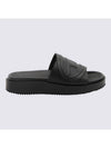 Oval D Logo Slippers Black - DIESEL - BALAAN 1