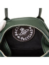 Logo Mini Yasmin Tote Bag Dark Green - VIVIENNE WESTWOOD - BALAAN 11