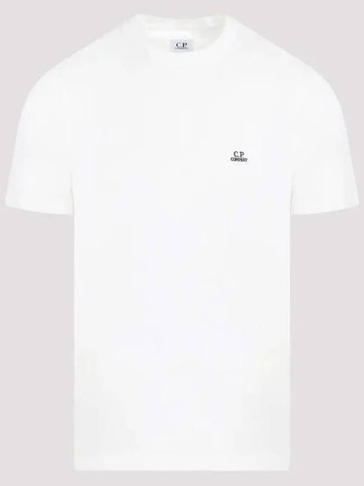 30/1 Jersey Logo Short Sleeve T-Shirt White - CP COMPANY - BALAAN 2