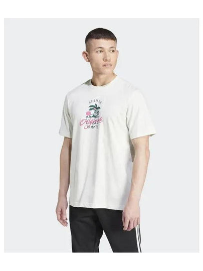 OLL Logo Short Sleeve T-Shirt Crystal Jade - ADIDAS - BALAAN 2