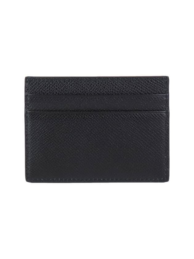 TB Logo Leather Card Wallet Black - BURBERRY - BALAAN 3