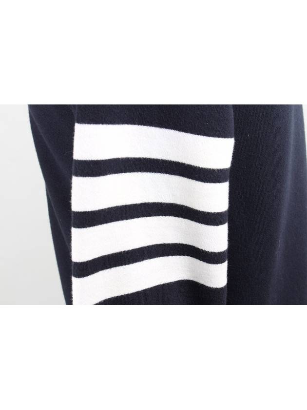 Diagonal armband sweatshirt navy 3 100 - THOM BROWNE - BALAAN 5