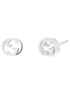 Interlocking G white gold earrings YBD662111002 662111 - GUCCI - BALAAN 2