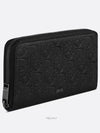 Zipper Long Wallet Black Dior Gravity Leather - DIOR - BALAAN 2