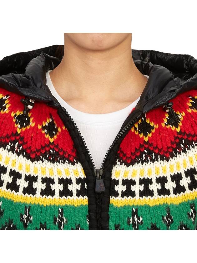 Tricot Cardigan Black - MONCLER - BALAAN 10